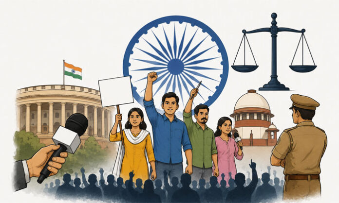 An opinion highlighting the importance of democracy, constitutional rights, free speech, and independent institutions.