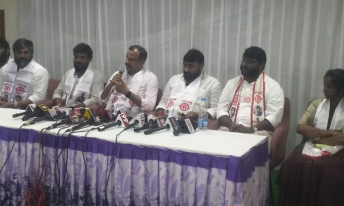 Janasena leaders announce August 1 program to strengthen the party in Palamuru district.
