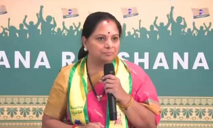 Kalvakuntla Kavitha faces objections from the Election Commission over the registration of the Telangana Rakshana Sena party name.