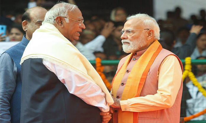 Congress President Mallikarjun Kharge has urged Prime Minister Narendra Modi to convene an all-party meeting on the revised Delimitation Bill before its introduction in Parliament.