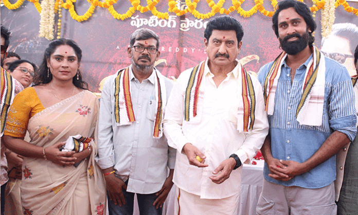 The cast and crew of Nimmakaya Neekenduku Bhayam at the grand launch event held at Sarathi Studios in Hyderabad, announcing the new Telugu horror thriller.