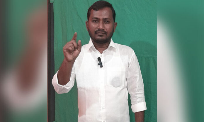 Members of the Telangana Working Journalists Federation announce a protest at the Medchal Collectorate demanding the resolution of journalists' welfare issues.