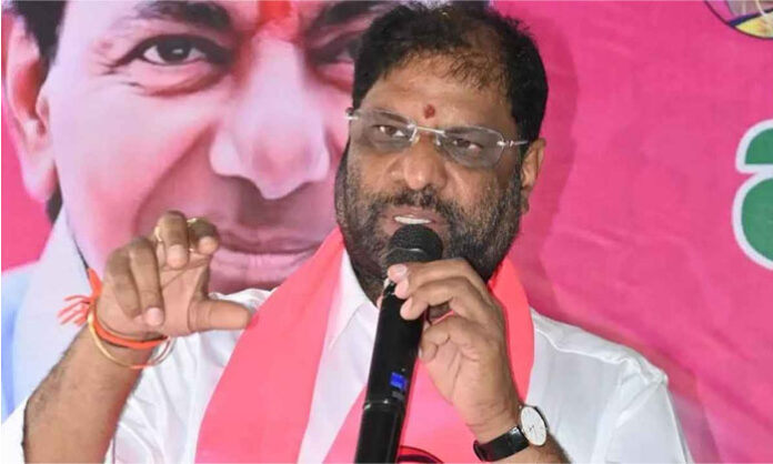 BRS MP Vaddiraju Ravichandra after being appointed as the leader of the BRS Parliamentary Party and Rajya Sabha group.