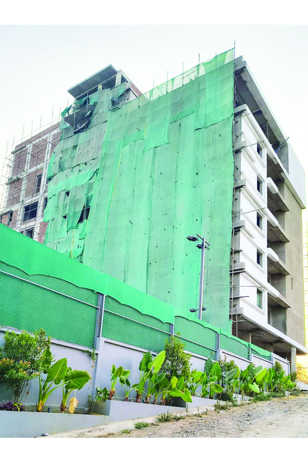 illegal building construction serilingampally cyberabad probe0
