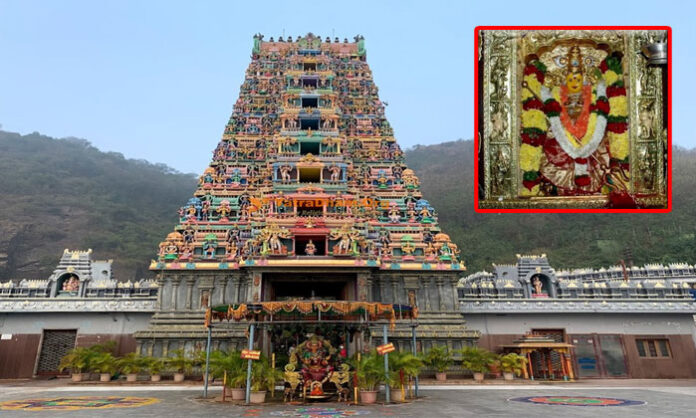 Telangana's Golden Bonam procession reaches Indrakeeladri as devotees offer prayers to Goddess Sri Kanaka Durga during the Bonalu celebrations in Vijayawada.