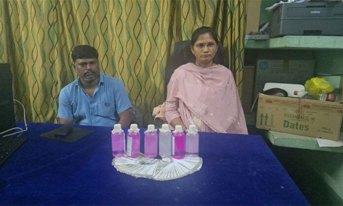 ACB officials catch commercial tax STO and senior assistant accepting ₹50,000 bribe in Nirmal