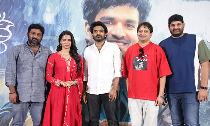 The team of Chennai Love Story celebrates the film's Rs. 50 crore box office milestone at a grand event in Hyderabad.