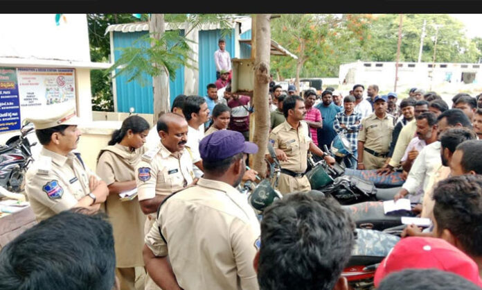 Excise Department auctions 13 seized vehicles in Kalwakurthy and deposits ₹2.47 lakh into government treasury