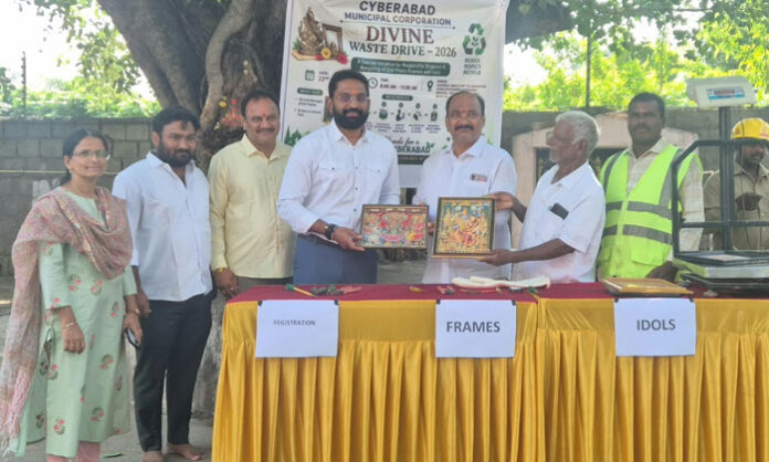 GHMC Project Udvasana awareness program for collecting old deity idols in Gundlapochampally