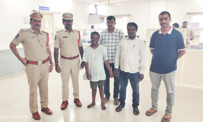 Jawaharnagar police reunite missing differently-abled man Akhil with his parents after 15 days