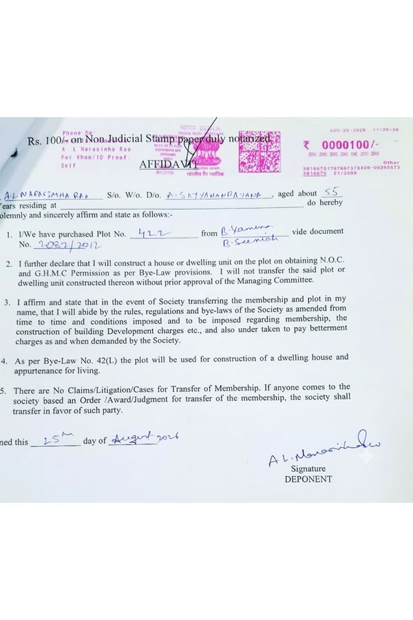 Jubilee Hills Society Election Controversy03