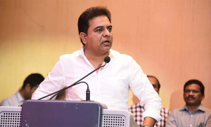 KTR makes allegations against Chief Minister Revanth Reddy's brothers at Telangana Bhavan