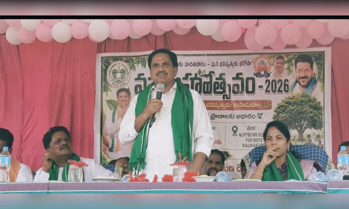 Kalwakurthy Mini Stadium Foundation Stone MLA Kasireddy Narayana Reddy