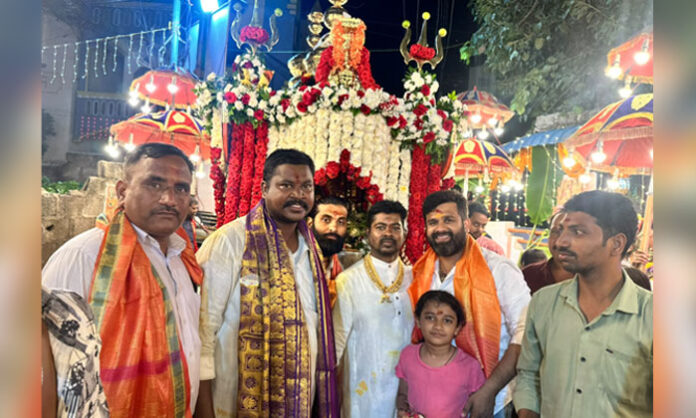 Grand Bonalu celebrations and Pallaram Bandi procession held in Kothapet division, Hyderabad