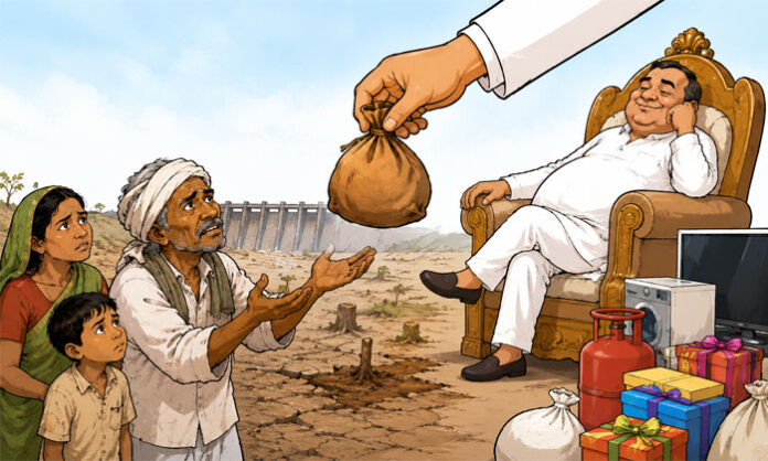 Demand to clear pending compensation dues of people who surrendered land for development projects