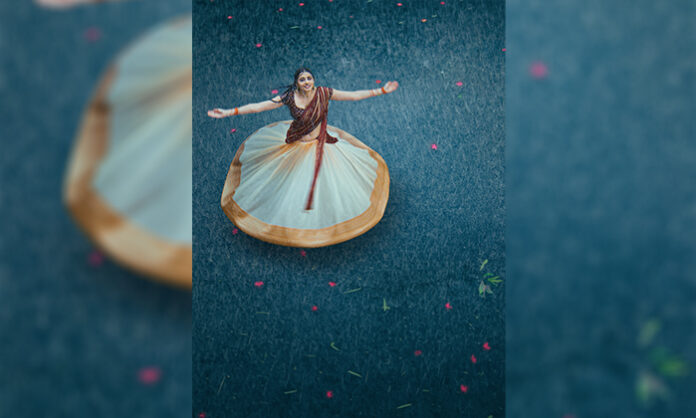 Manasa Choudhary's birthday special poster from the Telugu film Love Jathara has been unveiled by the makers.