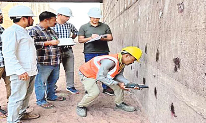 CWPRS report finds extremely poor concrete quality in Block 7 of Medigadda Barrage