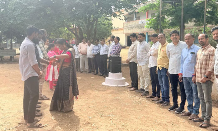 Raksha Bandhan celebration held at Tadwai High School under the aegis of RSS