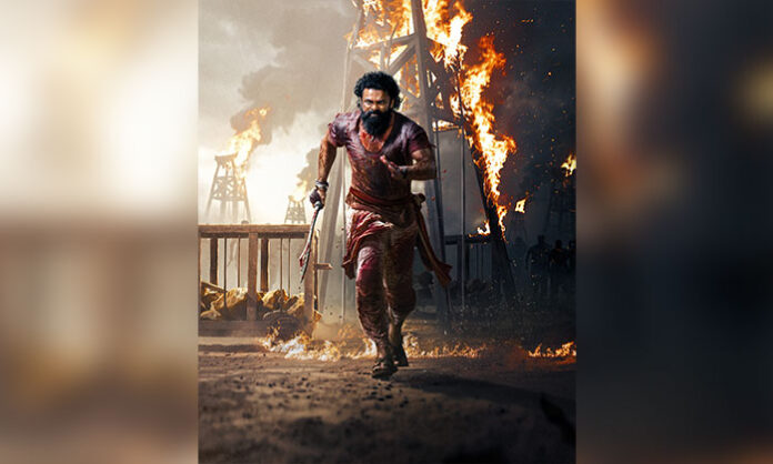 Sai Durgha Tej in an intense avatar from Sambarala Yeti Gattu after the film wraps shooting