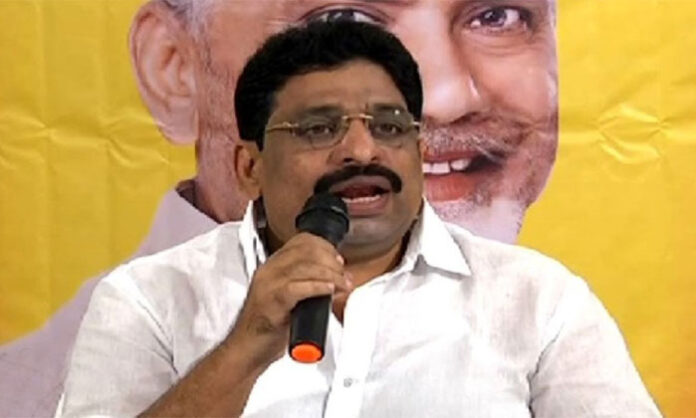 TDP National Vice President Buddha Venkanna addressing the media while criticizing YS Jagan Mohan Reddy over recent political developments.
