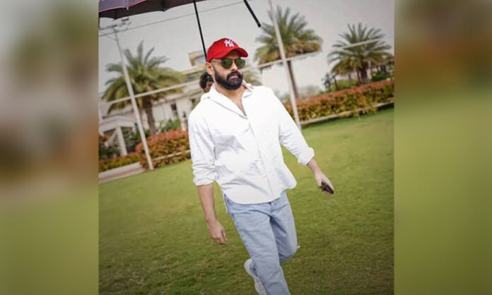 Ram Pothineni films an action sequence for RAPO23 during the ongoing Pondicherry shooting schedule.