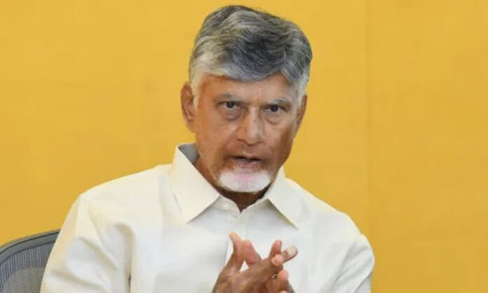 Chief Minister Chandrababu Naidu reviews the Visakhapatnam Economic Region development plan during a high-level meeting in Amaravati.