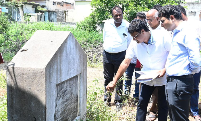 Bhavesh Mishra Inspects Electrical Substation Site