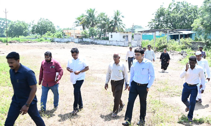 Bhavesh Mishra Inspects Electrical Substation Site2