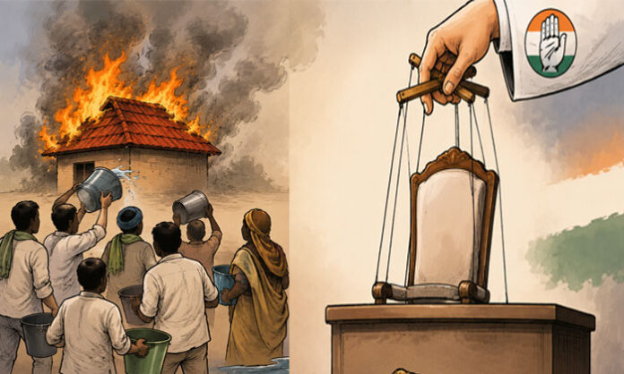 Congress leadership conflict and political developments discussed in Delhi