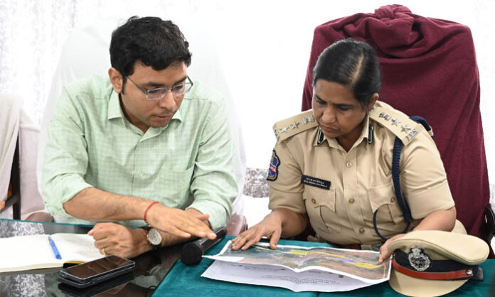 Collector Bhavesh Mishra reviews Godavari Pushkaram works in Basara