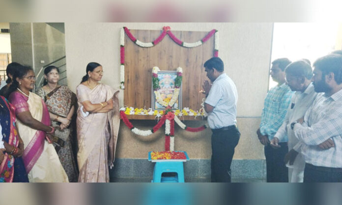 Vishwakarma Jayanti celebrations held at Jagtial Integrated District Offices Complex