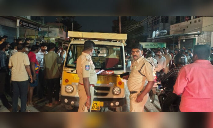 Two Activa riders killed after a tipper truck collision near Vampuguda Yellareddygudem in Jawaharnagar