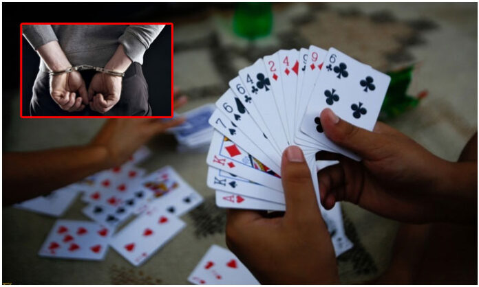 Police arrest seven individuals during a gambling raid in Katlakunta village
