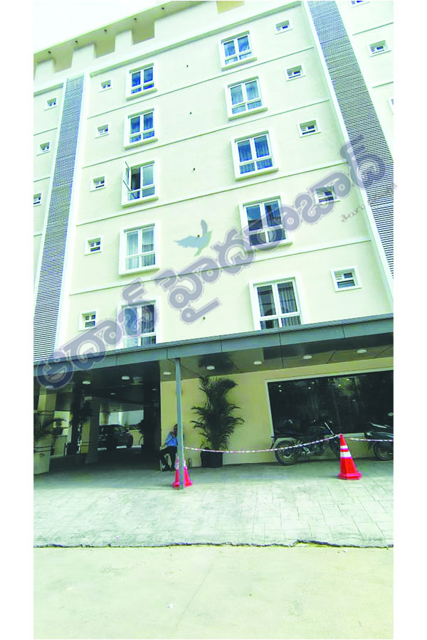 Kondapur residential permit hotel business violation1