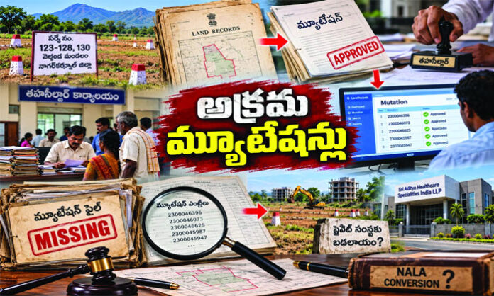56 acres of gazetted ceiling land in Kuppagandla facing allegations over private transfer and record manipulation