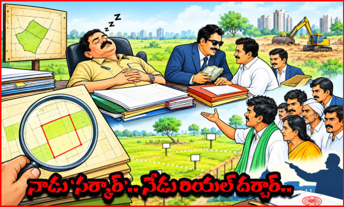 Mankhal government land dispute involving Survey Numbers 608, 609 and 610 in Ranga Reddy district
