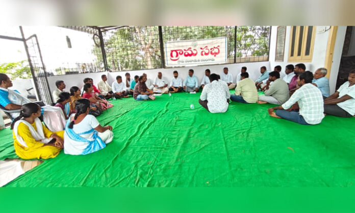 DPO Suresh Mohan attends Nandigama Gram Sabha and stresses open space meetings