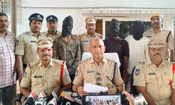 Neredmet police arrest three accused in chain snatching case using CCTV footage and technical evidence
