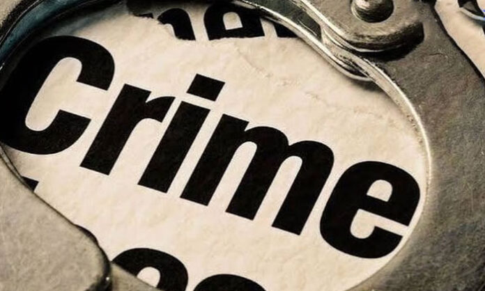 Police investigate the death of Haribabu at Raja Rajendra Crossroads in Nizamabad
