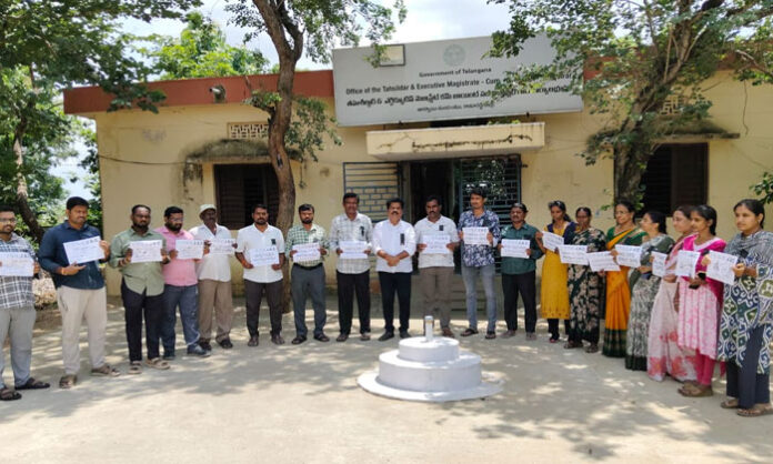TGEJAC Employees Protest for OPS Pension