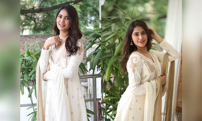 Actress Dashvika K., who makes her debut opposite Dinesh Tej in the Telugu murder mystery thriller Tatvam, speaks to the media ahead of the film's October 2 theatrical release.
