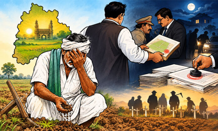Telangana farmers facing alleged land injustice and illegal land registrations
