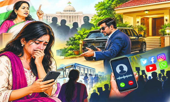 K. Shobha Reddy raises allegations over a guest house meeting linked to a government advertising opportunity