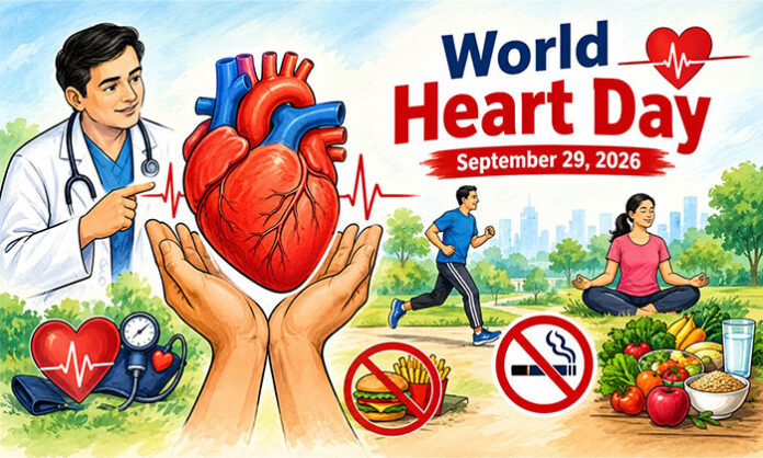 World Heart Day awareness about heart disease prevention and heart health