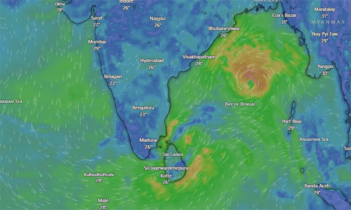 Cyclone alert for Andhra Pradesh as a Bay of Bengal depression is expected to intensify, bringing heavy rainfall and strong coastal winds.