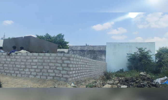 Large-scale construction alongside BJR Nagar Main Road in Jawaharnagar prompts residents to seek an official inspection.