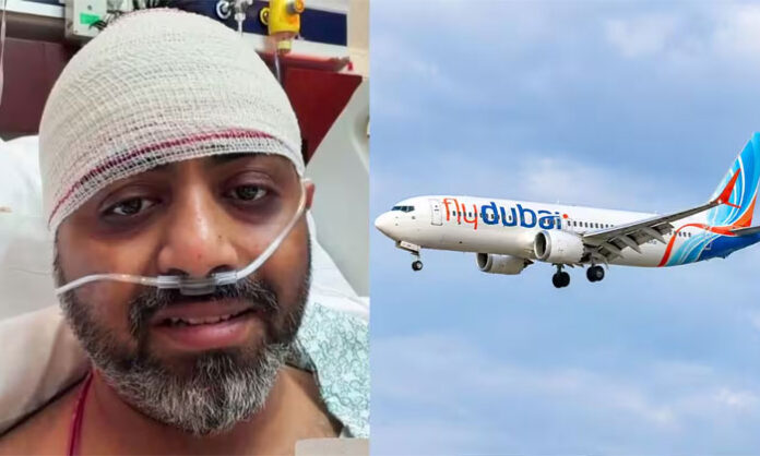 Captain Smith Machchhar receives treatment after suffering a depressed skull fracture