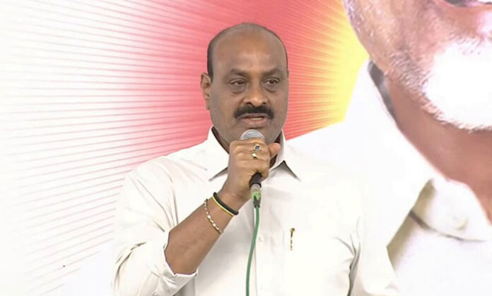 Agriculture Minister Kinjarapu Atchannaidu issues safety advisories to farmers and the public as Cyclone Arnab approaches Andhra Pradesh.