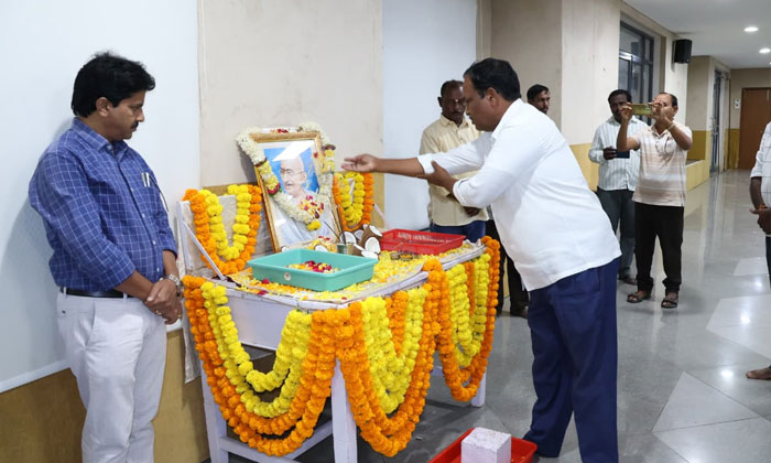 District Collector Bhavesh Mishra Leads Gandhi Jayanti Celebrations at Collectorate56