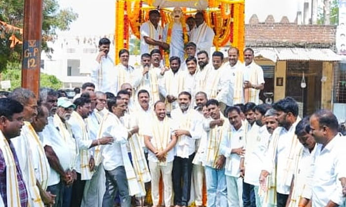 Gandhi Jayanti Celebrations Held in Kadthal